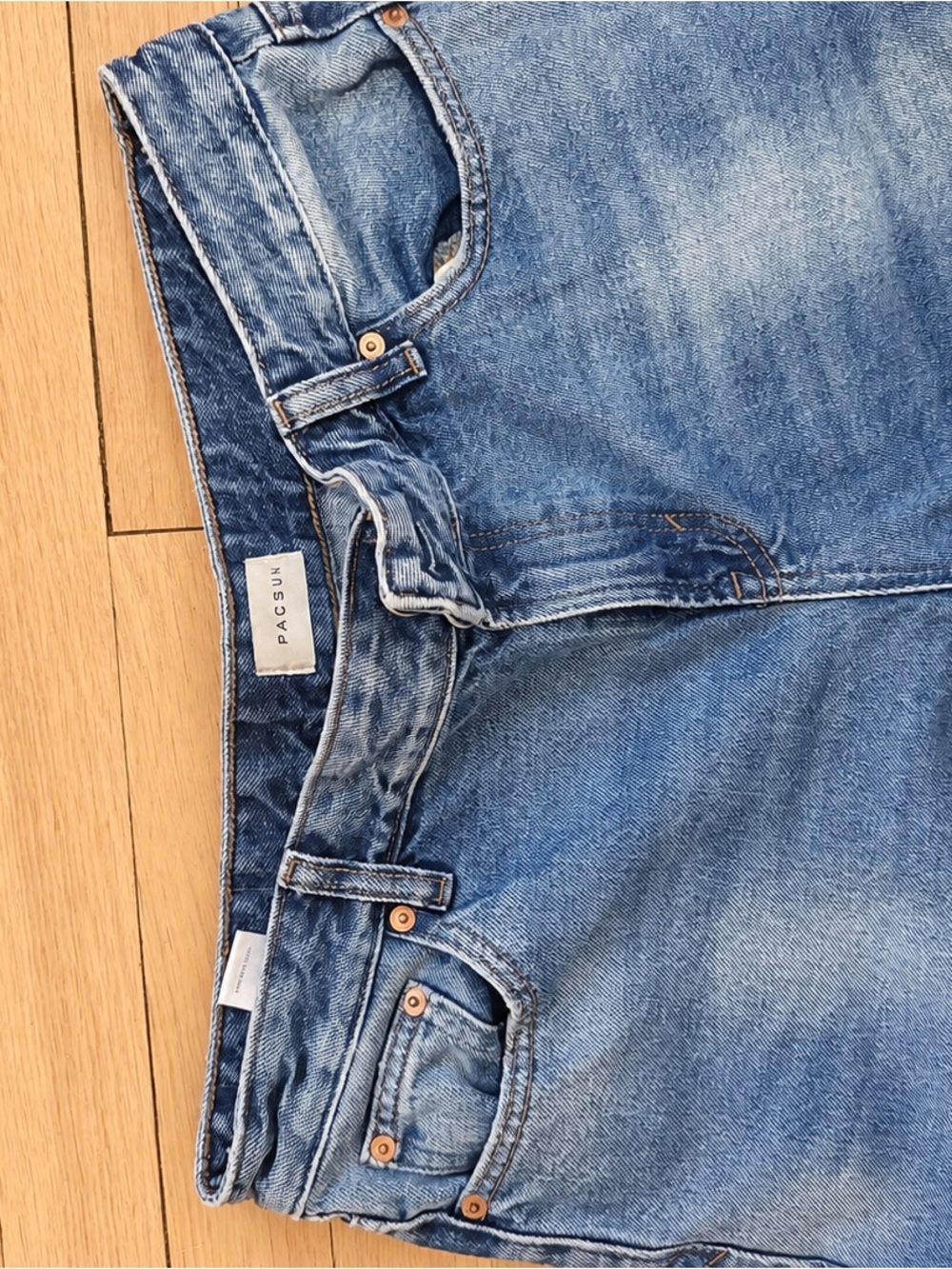 PACSUN Casey Low Rise Baggy 
Jeans Medium Indigo sz 28 - Picture 8 of 8